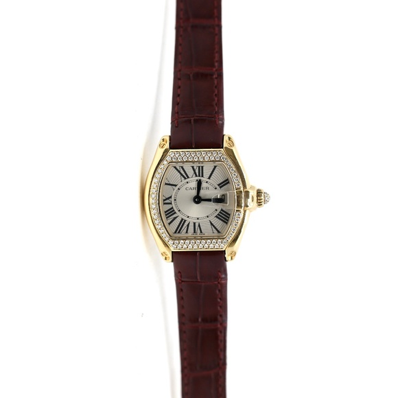 Cartier Roadster 18k Gold & Diamonds Watch - Picture 2 of 16